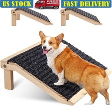 Non-Slip Dog Ramp Pet Stairs Small Dogs Cats Safe Heavy Duty Mobility Access New