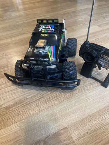 Vintage NIKKO Black Thunder RC Truck with Controller Tested Works No ...