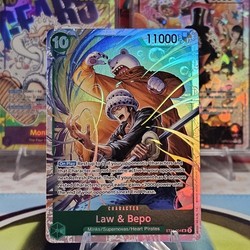 Law & Bepo ST24-004 Super Rare Foil One Piece TCG