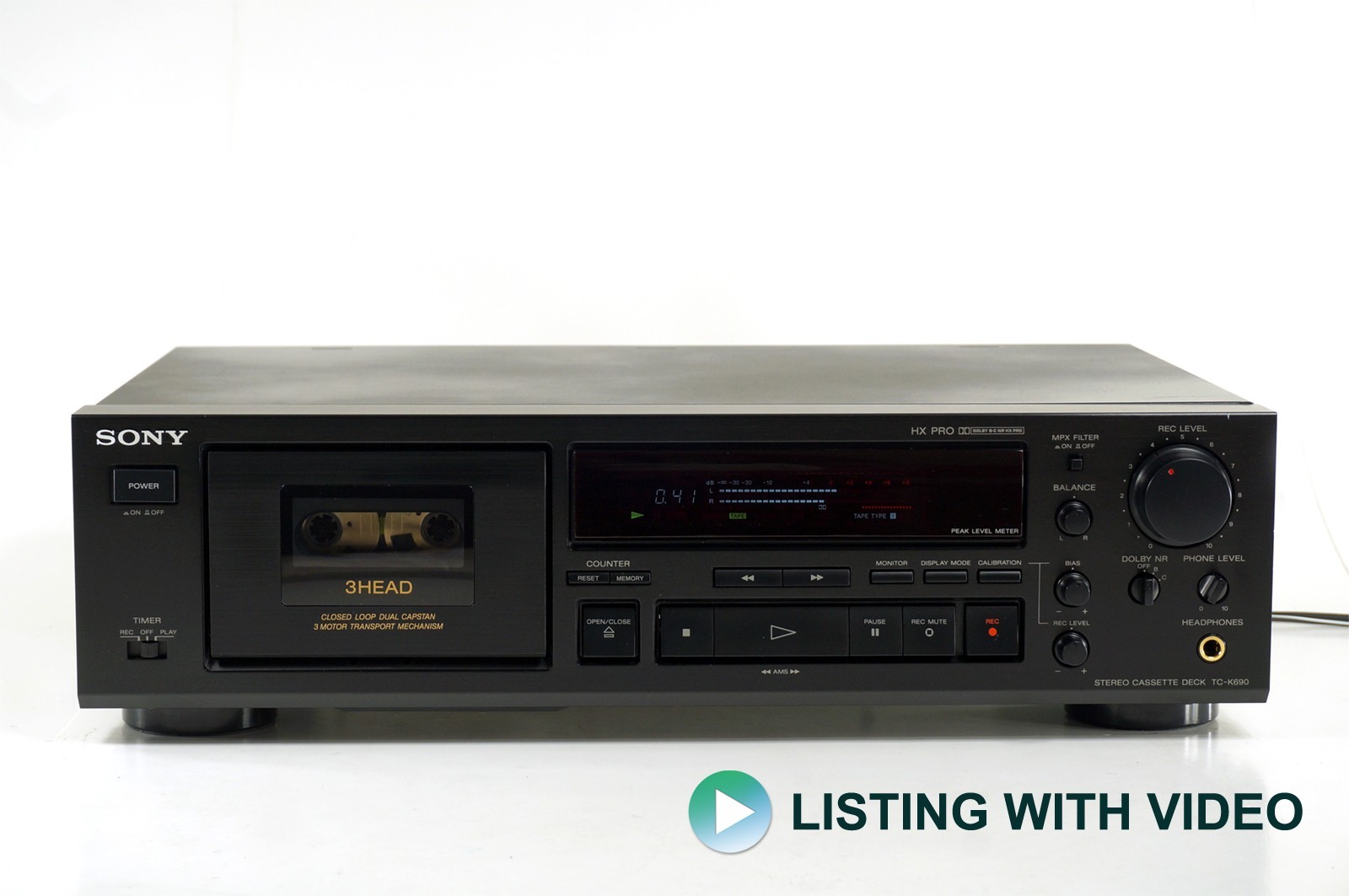 Sony TC-K3 vintage audio equipment - eBay listing photo 2