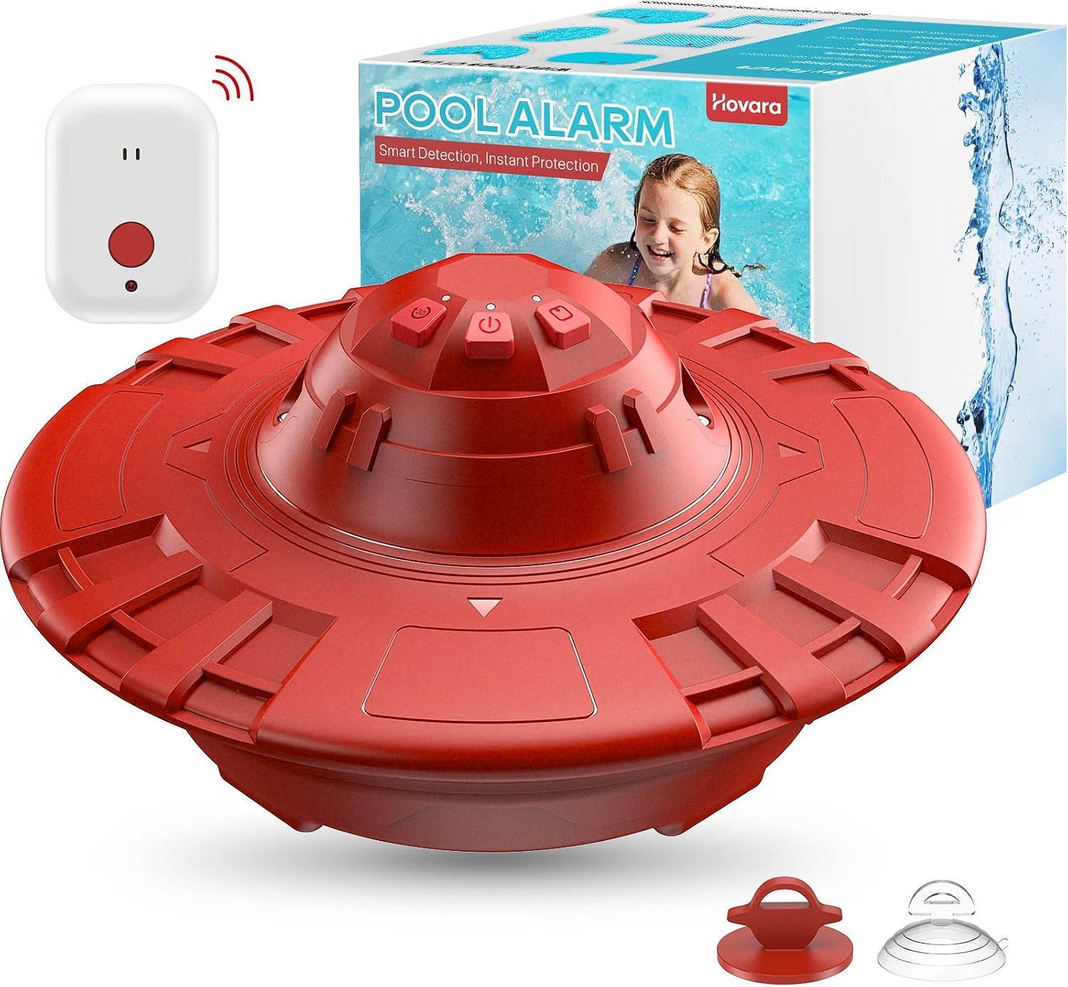 Floating Pool Alarm 110dB Water Safety Alarm For Inground Above Ground ...