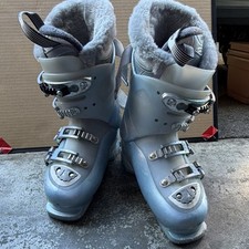 Atomic Women  s Alpine Ski Boots 23.5/24.0 Gray/Blue Soft Flex RECCO
