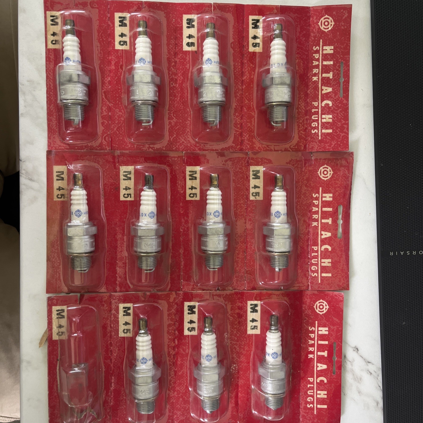 Hitachi NEW M45 Spark Plugs Qty 11 Halox