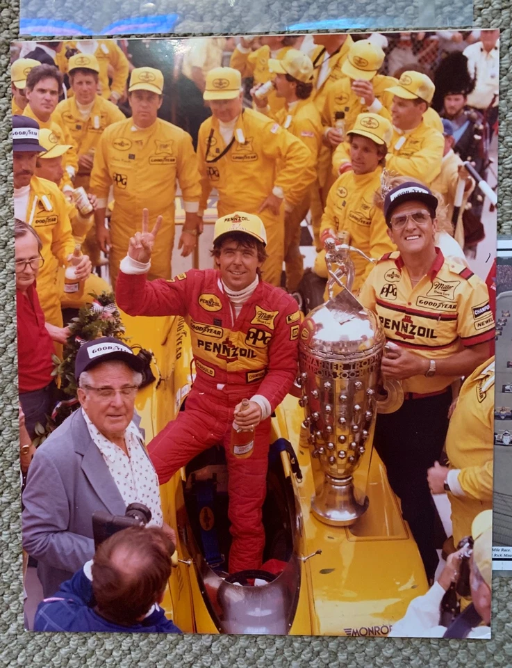 Rick Mears PHOTO-GRAPHICS SPORTSTARS production 20x16" Proof photo & print - Image 1 of 4