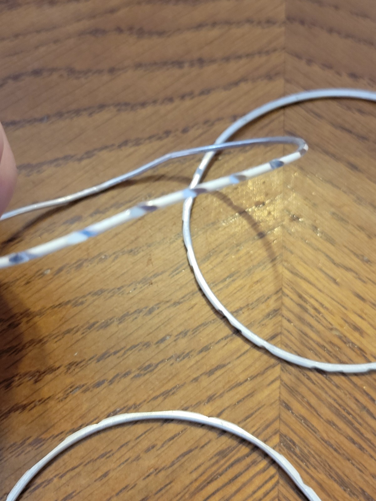 Vintage X-Cut Marking Stackable Bangle Fashion Je… - image 8