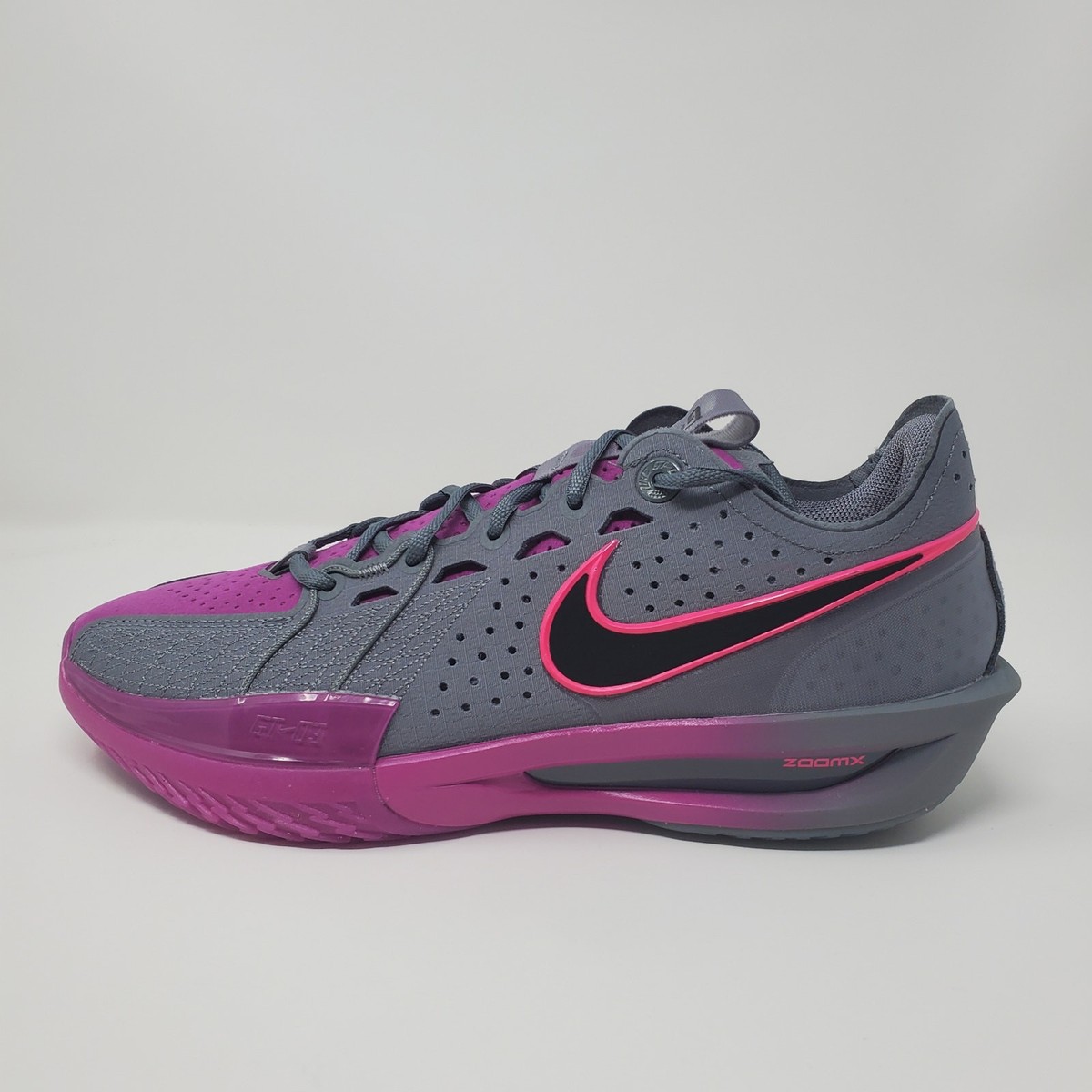 Size 9.5 - Nike Air Zoom GT Cut 3 Smoke Grey Hot Fuchsia for sale