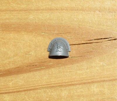 40K Black Templars Primaris Crusader Squad Shoulder Pad Ridged Pad Bits 