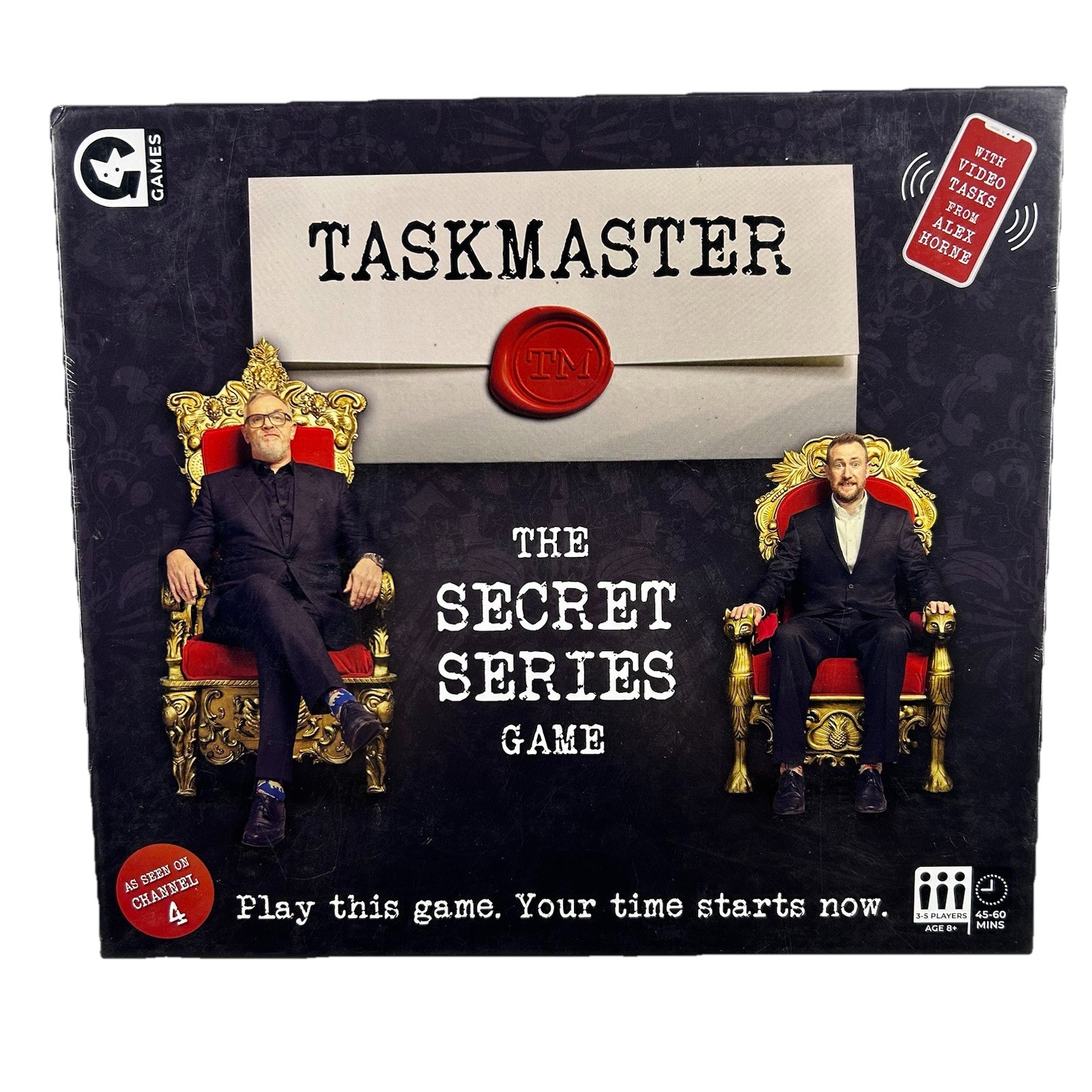 Taskmaster Secret Series Board Game Special Edition Party 2022 New Open Box
