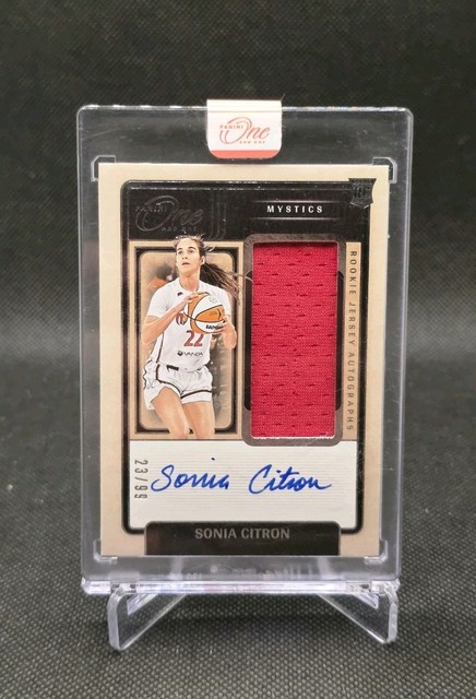 2025 Panini One & One WNBA Sonia Citron RC Rookie Jersey Auto /99 #RJA-SC