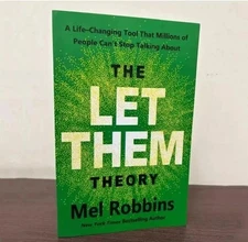 The Let Them Theory By Mel Robbins, Paperback..... A Life-changing Tool Book USA