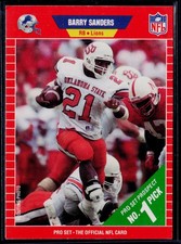 1989 Pro Set #494 Barry Sanders
