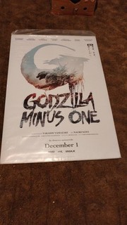 GODZILLA MINUS ONE 2025 ROLLED SS 27X40 ORIG MOVIE POSTER HORROR