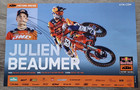 Julien Beaumer #23 Signed 2025 Ktm Racing Poster - Supercross