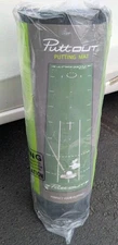 PuttOut Pro Golf Putting Mat GREEN Perfect Your Putting (7.87-feet x 1.64-feet)