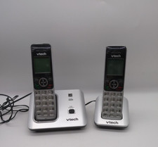 VTech VTCS6619 Dect 6.0 Telephone Caller Id Silver With 2 Phones 2 Stations
