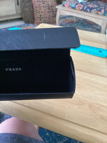 Prada Eyeglass Hard Case, Black, Pre-owned. - Picture 3 of 4