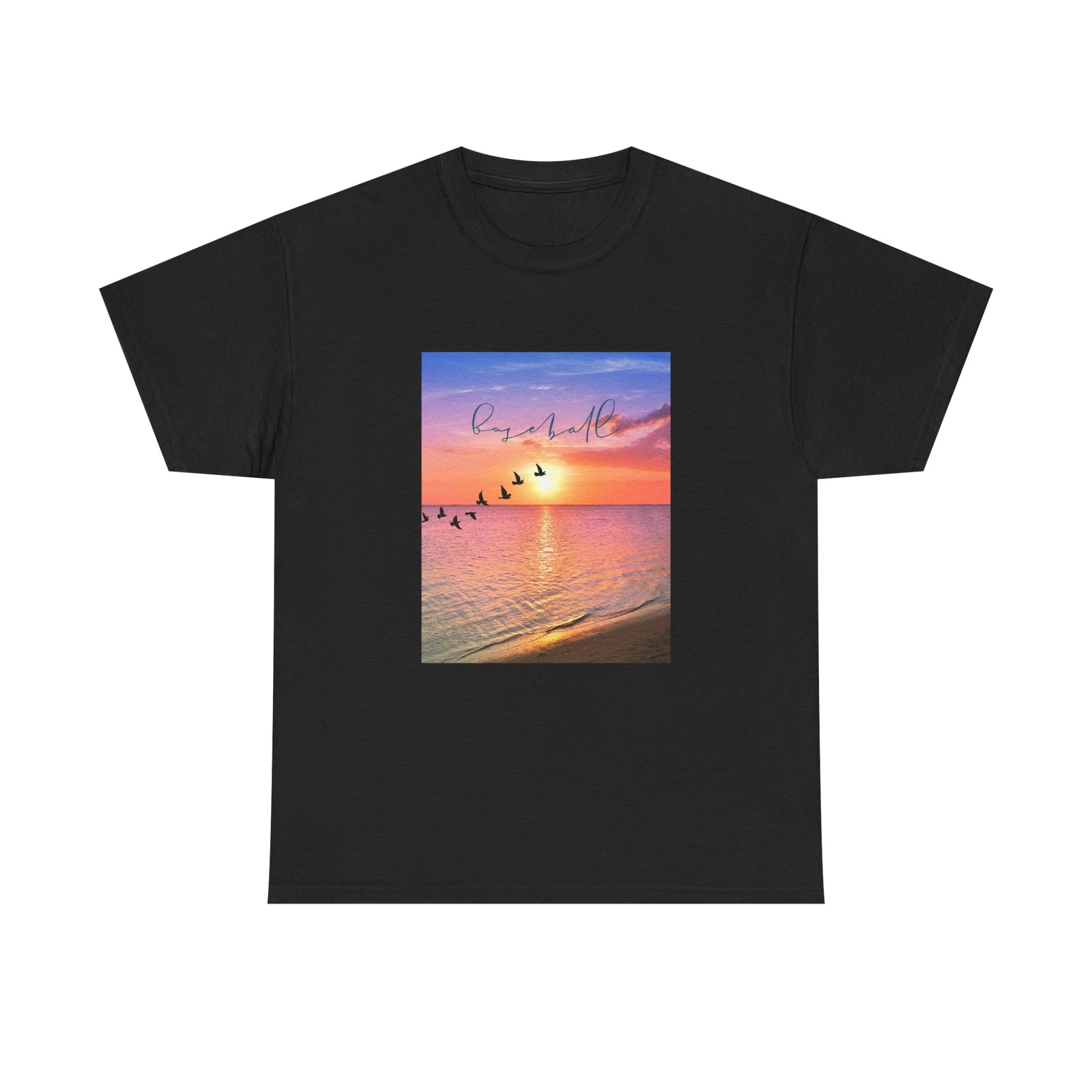 Beach Sunset Graphic Tee, Unisex Cotton T-Shirt, Casual Summer Wear, Gifts
Opens in a new window or