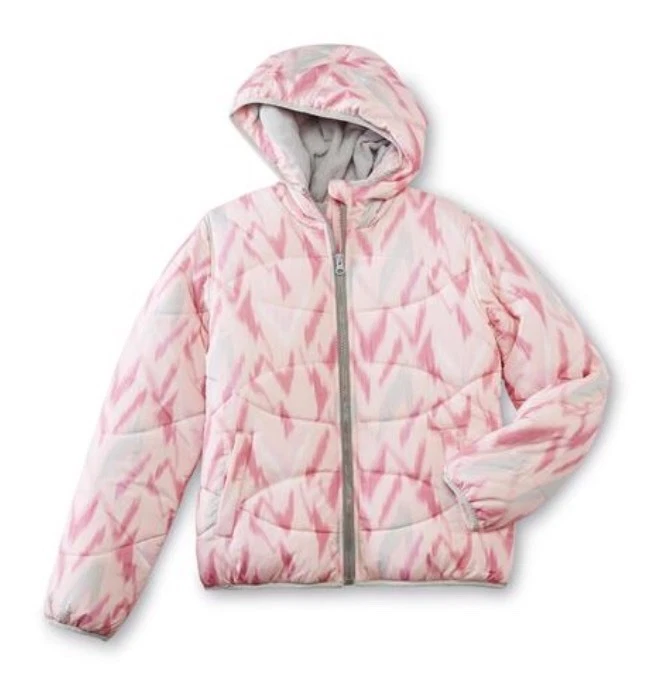 NUEVO Abrigo Chaqueta Niñas Canyon River Azul Con Capucha Burbuja Rosa o Azul Talla M 5/6 Foto 2 de 3