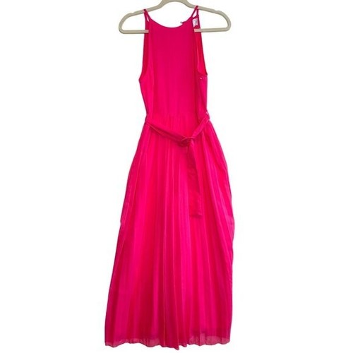 NEW ASOS Design Pleated Wide Leg Jumpsuit In Pink Size 6 - Picture 2 of 7