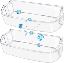 2 Pack UPGRADED W10710203 Refrigerator Door Bin Shelf  Parts for Whirlpool Kenmo