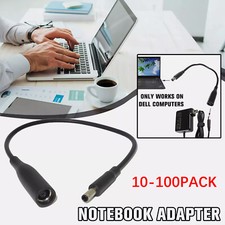 Lots of DC/AC Power Charger Converter Adapter Cable 7.4mm To 4.5mm For Dell