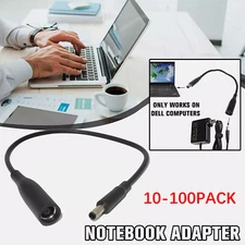 Lots of DC/AC Power Charger Converter Adapter Cable 7.4mm To 4.5mm For Dell