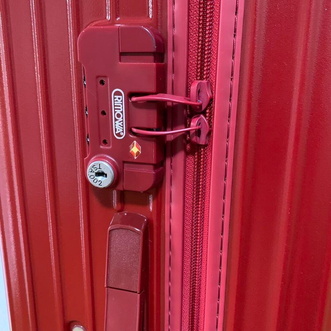 RIMOWA Salsa Red 63L TSA Compatible Suitcase Carry Bag RIMOWA Salsa Red 63L TSA Compatible Suitcase Carry Bag