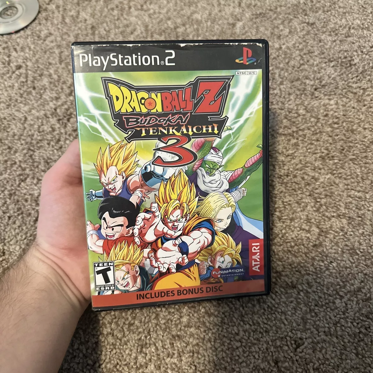 Dragonball Z Budokai Tenkaichi 3 PlayStation 2 PS2 Cover Art ONLY NO GAME  Manual