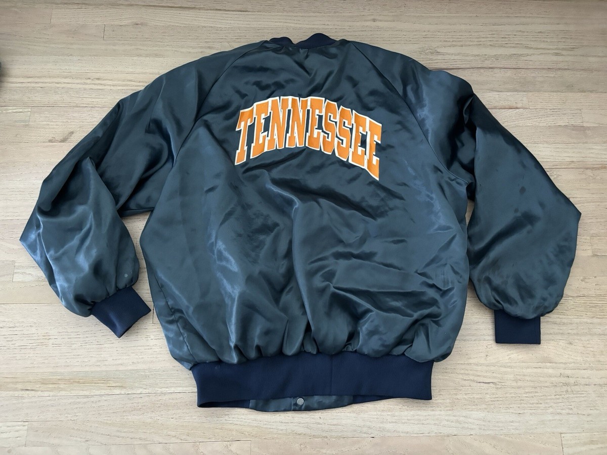 Vintage Tennessee Volunteers Vols Nylon Satin Snap Button Jacket
