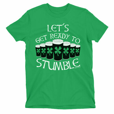 LETS GET READY TO STUMBLE Damen Bio-T-Shirt St. Patricks Day Irish Ireland