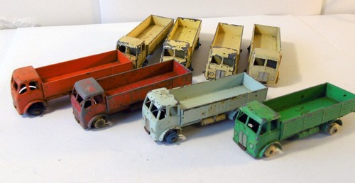 X8 Vintage DINKY No.420 LEYLAND FORWARD CONTROL TRUCK / LORRY Bundle *RESTORE*