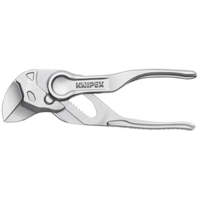 Knipex XS 4'' Plier Wrench 3/32'' Thin Jaw Width 7/8'' Capacity Pliers 8604100