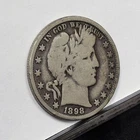 1898-O Barber Half Dollar - VG Details, Rim Nick Rev (#59222-L)