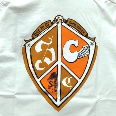 SUBCULTURE EMBLEM EAGLE TSHIRT WHITE｜トップス