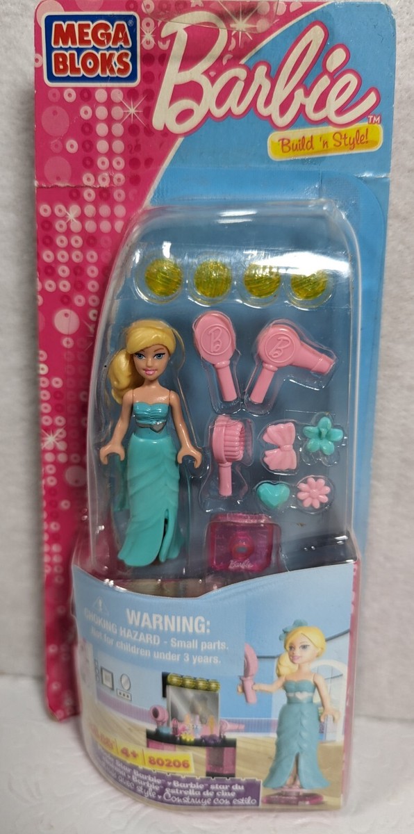 Mega Blocks Barbie Dolls Build 'n Style Lot Of 6 No Repeats New | eBay