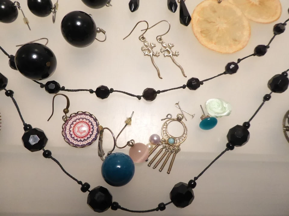 alle Fotos ansehen! Konvolut Schmuck Ketten Ohrringe Armband Anhänger filigran - Bild 4 von 4