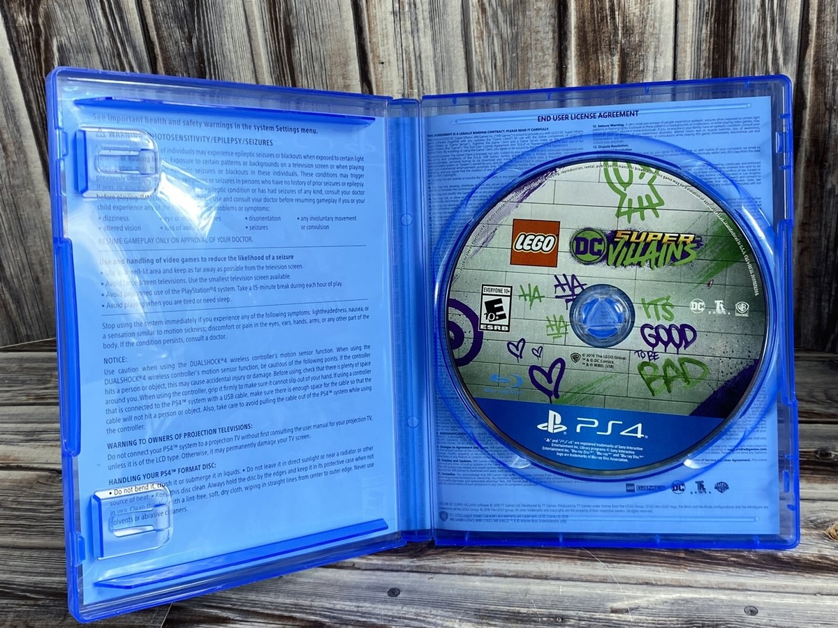 Sony Playstation 4 PS4 - LEGO DC Super-Villains - Excellent