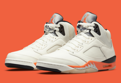 Nike Air Jordan 5 Sail Orange Blaze Shatter Backboard SBB