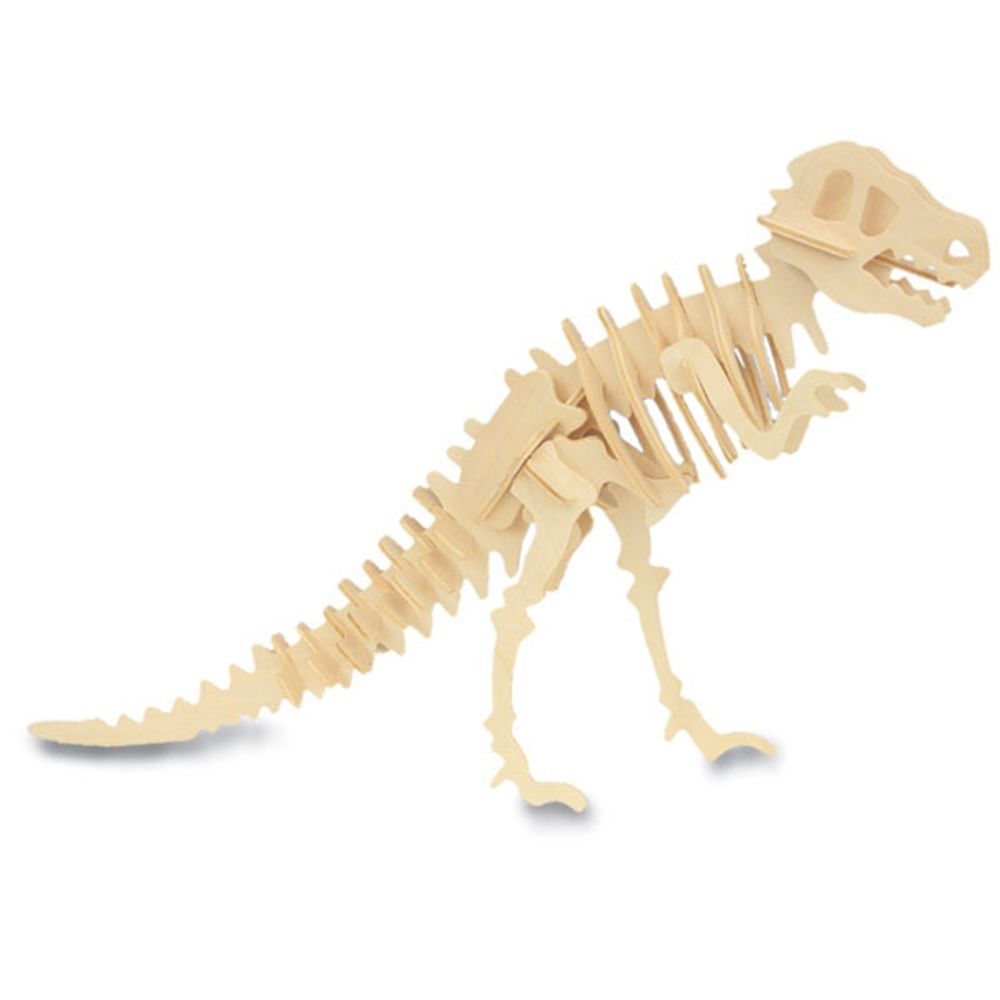 Tyrannosaurus Woodcraft Construction Kit Wooden Dinosaur Model Kit for