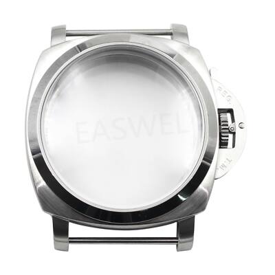 316L STAINLESS STEEL WATCH CASE ETA UNITAS 6497 UT 47mm SKELETON NEW