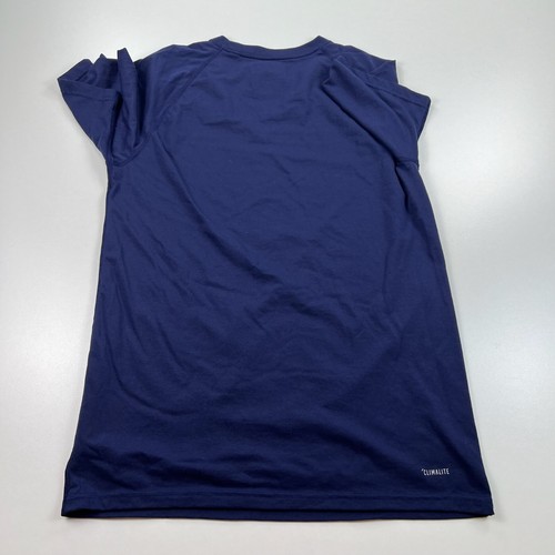 Adidas Nashville Predators Shirt Adult Medium Navy Blue Crew Neck Lightweight - Picture 7 of 7