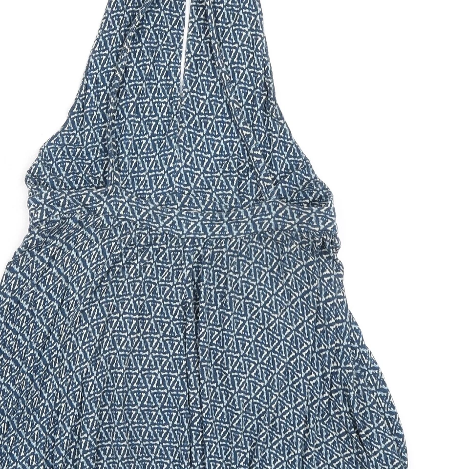 Mono de mujer Ecote viscosa azul de una pieza talla M - espalda abierta Foto 4 de 4