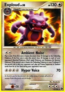 Exploud 17/106 D&P Great Encounters RARE PERFECT MINT! Pokemon