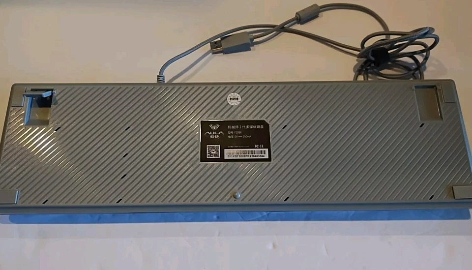 AULA F2088 Typewriter Style Mechanical Gaming Keyboard, Rainbow LED Read Desc. - Image 3 of 4