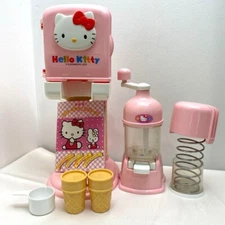 HELLO KITTY Soft Serve Ice Cream Party SANRIO Soft Serve Ice Cream Maker