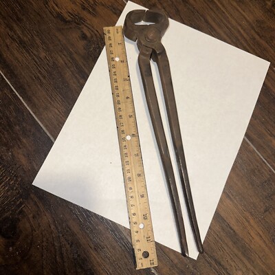 Blacksmith  Nippers. Heller Bros. Co. U.S.A. 12'' long