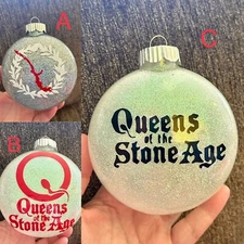 Handmade "Queens Of The Stoneage" Christmas Ornaments! See Details!
