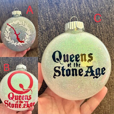Handmade ''Queens Of The Stoneage'' Christmas Ornaments! See Details!