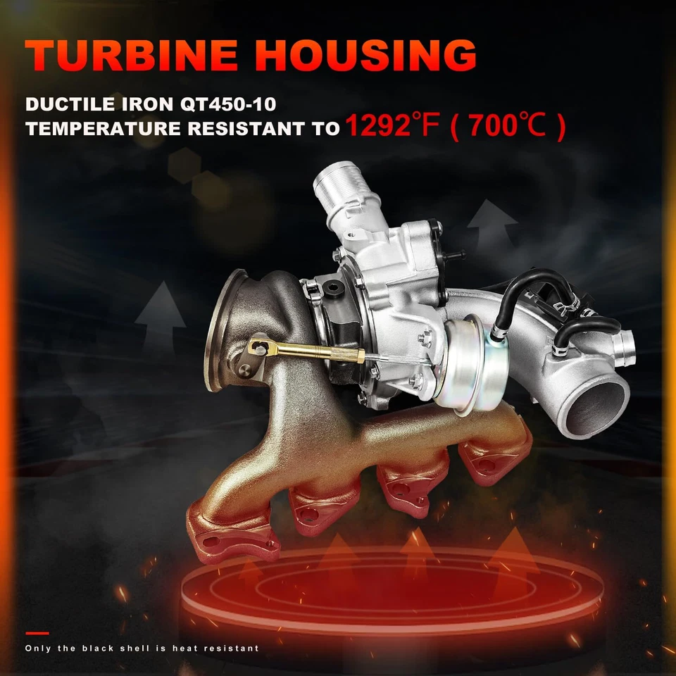 Turbocompressor completo e kit para Chevy Cruze Sonic Trax e Buick Encore 1.4L - Imagem 4 de 4