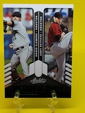 2022 Absolute Historical Duals Andy Pettitte Roger Clemens Astros Green Foil